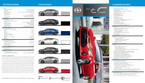 Scion Tc [2014] Owners Manual Free Download