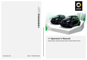 Smart Electric Drive [2018] Owners Manual Free Download