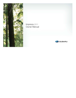 Subaru 2011 Subaru Impreza Wrx Sti Owners Manual Free Download