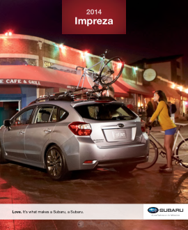 Subaru Impreza [2014] Owners Manual Free Download