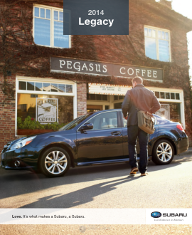 Subaru Legacy [2014] Owners Manual Free Download