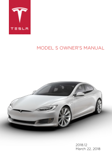 Tesla Model S [2018] Owners Manual Free Download