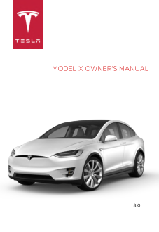 Tesla Model X [2017] English Uk Owners Manual Free Download