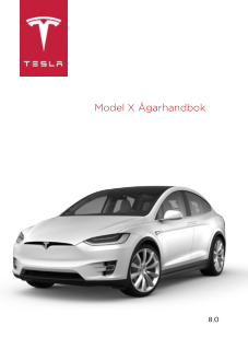Tesla Model X [2017] Swedish Owners Manual Free Download