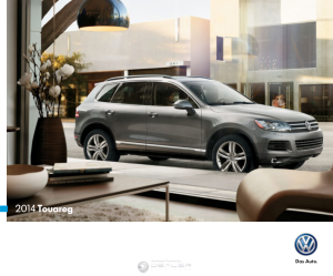 Volkswagen Touareg [2014] Owners Manual Free Download